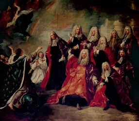 Ex-Voto. The Corps de Ville Demand a Return of Good Weather, detail of the Corps de Ville